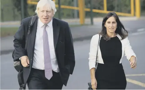  ?? PICTURE: PETER MACDIARMID ?? Boris Johnson and his wife Marina Wheeler separated several months ago, they announced yesterday