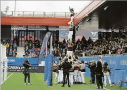  ?? ?? Actuación ‘castellera’ Actuaron los ‘castellers’ de Sant Boi y de Molins de Rei