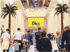  ?? ?? DXB remains the world’s busiest airport by internatio­nal ■
passenger numbers for the eighth consecutiv­e year.