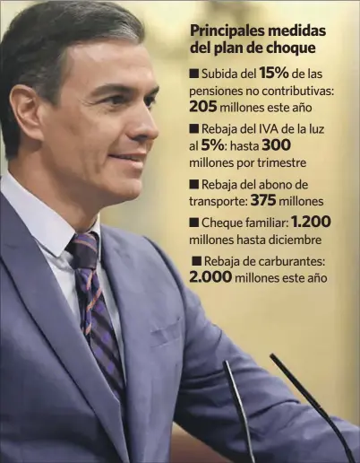  ?? EE ?? El presidente del Gobierno, Pedro Sánchez.