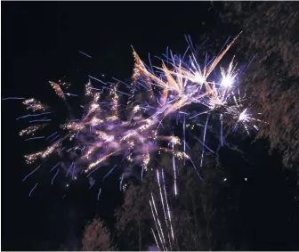  ??  ?? Spectacula­r A fireworks display is to take place in Blairgowri­e and Rattray on November 6