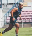  ??  ?? John Asiata at training.