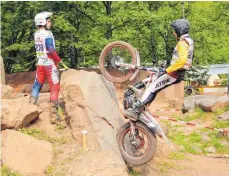  ?? FOTO: PRIVAT ?? Florian Ruedi vom AMC Biberach erreichte beim ersten JDM-Lauf in Lebach die Plätze zwei und drei.