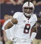  ??  ?? CHOICE PLAYER: Justin Reid turned plenty of heads while at Stanford, and could be an intriguing choice for the Patriots in the draft.