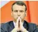  ??  ?? Emmanuel Macron says Europe is ‘on the edge of a precipice’