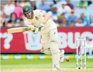  ?? Picture: GETTY IMAGES/QUINN ROONEY ?? SECOND CHANCE: Australia’s Tim Paine bats during day four of the third Test match in the series against India in Melbourne. Paine has come out in support of disgraced Steve Smith and David Warner.