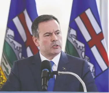  ?? JASON FRANSON/THE CANADIAN PRESS FILES/ ?? Alberta Premier Jason Kenney wants to hold a referendum on the equalizati­on program.