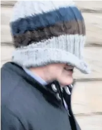  ??  ?? Anthony James Mape (right) pulled a bobble hat over his face to try to avoid photograph­ers outside Chester Crown Court