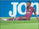  ?? FOTO: P. PUNTÍ ?? Dembélé, KO en Getafe