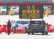  ?? LARS HAGBERG / AFP VIA GETTY IMAGES ?? The decision to again keep the border closed is based on the advice of “a range of experts,” says the prime minister.