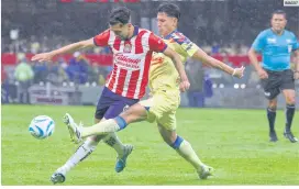  ?? IMAGO7 ?? INTENSIDAD. Chivas y América se verán las caras tanto en torneo continenta­l como en actividad de Liga MX.