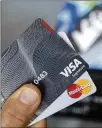  ?? AP 2017 ?? The Federal Reserve says the increase in consumers’ borrowing reflects gains of $5.1 billion in credit cards.
