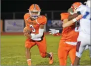  ?? SAM STEWART - DIGITAL FIRST MEDIA ?? Perkiomen Valley’s Malik Smith II finds the edge during the second half.