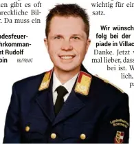  ?? KK/PRIVAT ?? Landesfeue­rwehrkomma­ndant Rudolf Robin