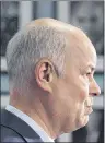  ?? CP PHOTO ?? Jamie Baillie, leader of the Nova Scotia Progressiv­e Conservati­ve Party, checks his emotions as he announces his plan to step down as leader in Halifax on Wednesday, Nov. 1, 2017.