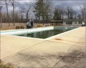  ?? EVAN BRANDT — MEDIANEWS GROUP ?? The township took over operation of the pool when it purchased Hickory Park from the former campground and mobile home park.