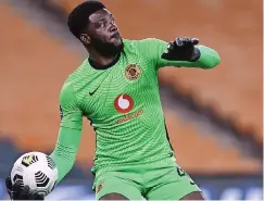  ?? | SYDNEY MAHLANGU BackpagePi­x ?? KAIZER Chiefs keeper Daniel Akpeyi will be one of the key players when they meet Orlando Pirates tomorrow.