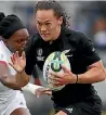  ??  ?? New Zealand sevens and XVS standout Portia Woodman has been included as one of the Rugby Almanack’s players of the year.