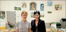  ?? - Crédits : MI ?? Nina Rose et Maryline ouvrent le bal de nombreuses exposition­s en mairie jusqu’en septembre