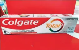  ?? FOTO: EL HERALDO ?? Adquiera la renovada Colgate Total 12 en las 57 tiendas de Supermerca­dos La Colonia a nivel nacional.