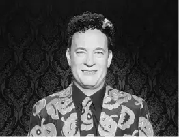  ?? DEWAYNE BEVIL/STAFF ?? A wax figure of Tom Hanks has been transforme­d into “Saturday Night Live” character David S. Pumpkins for the Halloween season at Madame Tussauds Orlando.