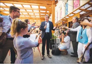  ?? CP PHOTO ?? Toronto Mayor John Tory address concerns following last week’s gun violence during a media event outside Union Station in Toronto on Tuesday.