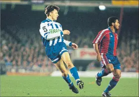  ?? FOTO: MD ?? El Depor de Djukic y el Barça de Romario libraron un pulso por la Liga 1993-94