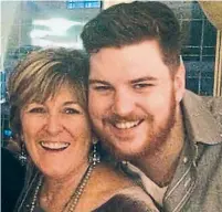  ??  ?? Patrick Terry, 29, and his mother, Margaret, who says transplant rules discrimina­te against people addicted to alcohol.