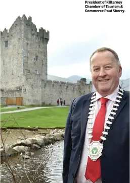  ??  ?? President of Killarney Chamber of Tourism & Commerce Paul Sherry.