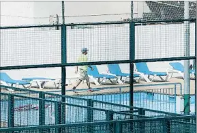  ?? ANDREU DALMAU / EFE ?? La piscina en la que se produjo el trágico accidente