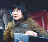  ?? Associated Press photo ?? This image released by Lucasfilm shows Kelly Marie Tran as Rose in “Star Wars: The Last Jedi,” in theatres on Friday.