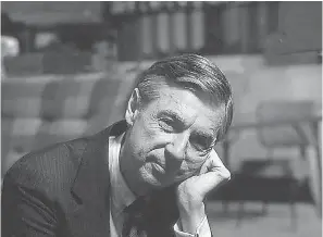  ?? AP ?? Fred Rogers’ life is the subject of the film “Won’t You Be My Neighbor” and a new biography, “The Good Neighbor.”