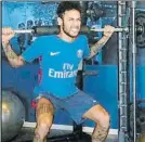  ?? FOTO: @PSG_INSIDE ?? Neymar En el gimnasio