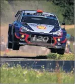  ??  ?? Dani Sordo con el Hyundai.