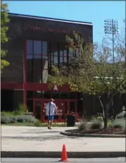  ?? MACOMB DAILY FILE PHOTO ?? Chippewa Valley High School in Clinton Township is pictured during prior warmer months.