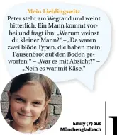  ??  ?? Kennst du auch einen guten Witz? Jedes Kind, dessen Witz veröffentl­icht wird, bekommt ein kleines Geschenk! Witz und Foto schickst du an kinder@rheinische-post.de