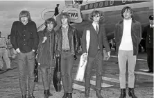  ?? ?? David Crosby, third from left, with The Byrds in 1965.