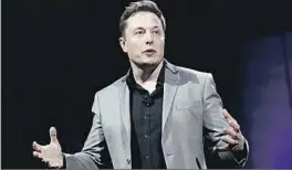  ?? REUTERS ?? Elon Musk, principal accionista de Twitter.