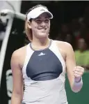  ?? ANSA ?? Garbine Muguruza, 22 anni