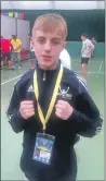  ??  ?? Cameron shortly before his last 16 fight at the European Championsh­ips in Bulgaria.