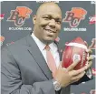  ?? THE PROVINCE ?? New Lions head coach DeVone Claybrooks: “I’m going to forge my own legacy.”