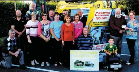  ?? Photo by Pat Hartnett ?? At the launch of The Ballymacel­ligott Vintage Rally which will be held in Ó Riadas on September 15&amp;16 were Tom Blennerhas­sett, Maureen Brick, Joan Glover, Mary Lynch, Joan Fleming, Marian Barnes, George Glover, Andrew Wharton, Chris Robbins, Trish Wharton, James Conway, Paul Horan, John Reidy, Colm Clifford and Noel Keane.