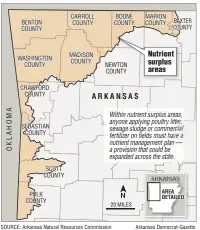  ?? Arkansas Democrat-Gazette ?? SOURCE: Arkansas Natural Resources Commission