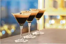  ?? DREAMSTIME/TNS ?? In capable hands, the espresso martini can be a potent elixir that guarantees a jolt of caffeine and a sweet buzz.