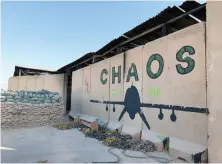  ?? Reuters ?? Blast walls of a sleeping quarters for US soldiers at Ain Al-Asad air base in Iraq’s Anbar province in this Jan. 13, 2020 photo.