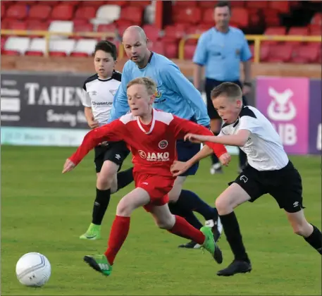  ??  ?? Sligo Leitrim v Derby County.