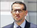  ??  ?? Former Port Authority official David Wildstein exits federal court Wednesday in Newark, New Jersey. He pleaded guilty but will serve no prison time.