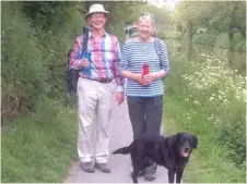  ??  ?? EASTER PILGRIMAGE: 45 Earley residents joined the challenge to walk 3,264 miles