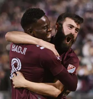 ?? Andy Cross, The Denver Post ?? Rapids midfielder Jack Price, right, says players aren’t blaming each other for the recent winless stretch.