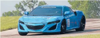  ??  ?? Long time coming: The Honda/Acura NSX is due to take a lap at the Mid-Ohio Indy 200 this weekend.